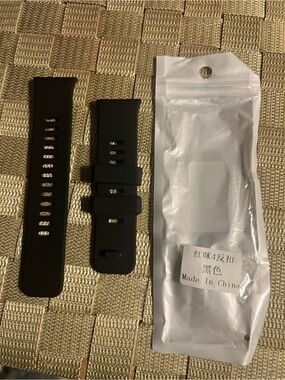 Black Silicone Replacement Watch Band for Redmi Watch 4